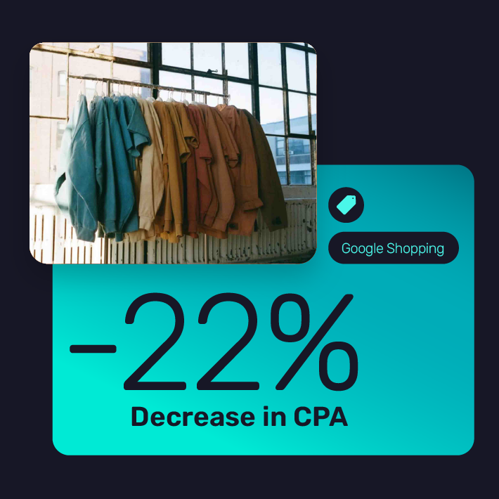 Garmentory reduces CPA by 22% using Bidnamic's purchase intent engine test | Bidnamic