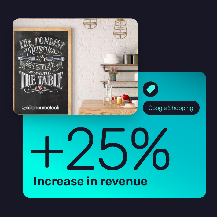 Kitchen Restock reduces CPC by 54% using Bidnamic's Targeted Search Term algorithm test | Bidnamic