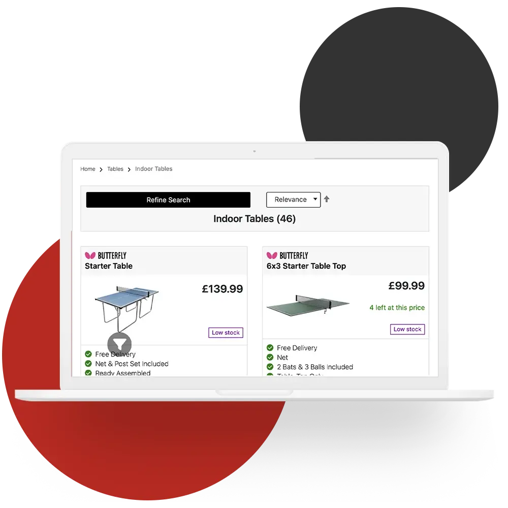 Table Tennis 365 scores a huge surge in both revenue and conversion rates with Bidnamic’s Google Shopping mastery